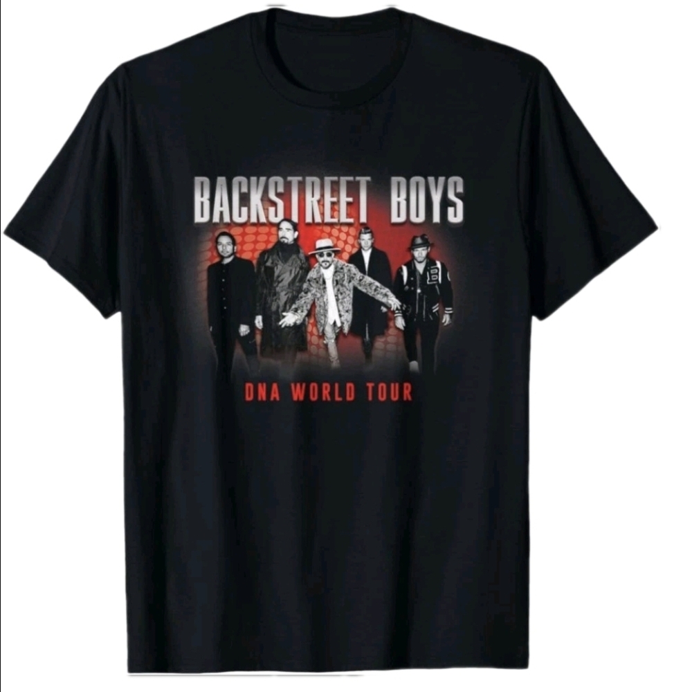 Backstreet Boys DNA World Tour Graphic T-shirt Adult XL Boy Bands Pop Music Tee